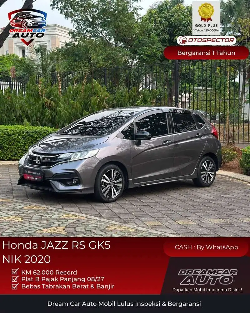 [KM60RB] Honda Jazz RS Gk5 CVT NIK 2020