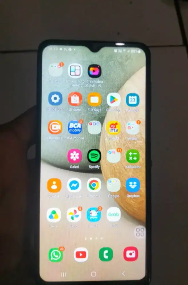 Jual murah Handphone Samsung A12 4/128GB.warna hitam.Nego