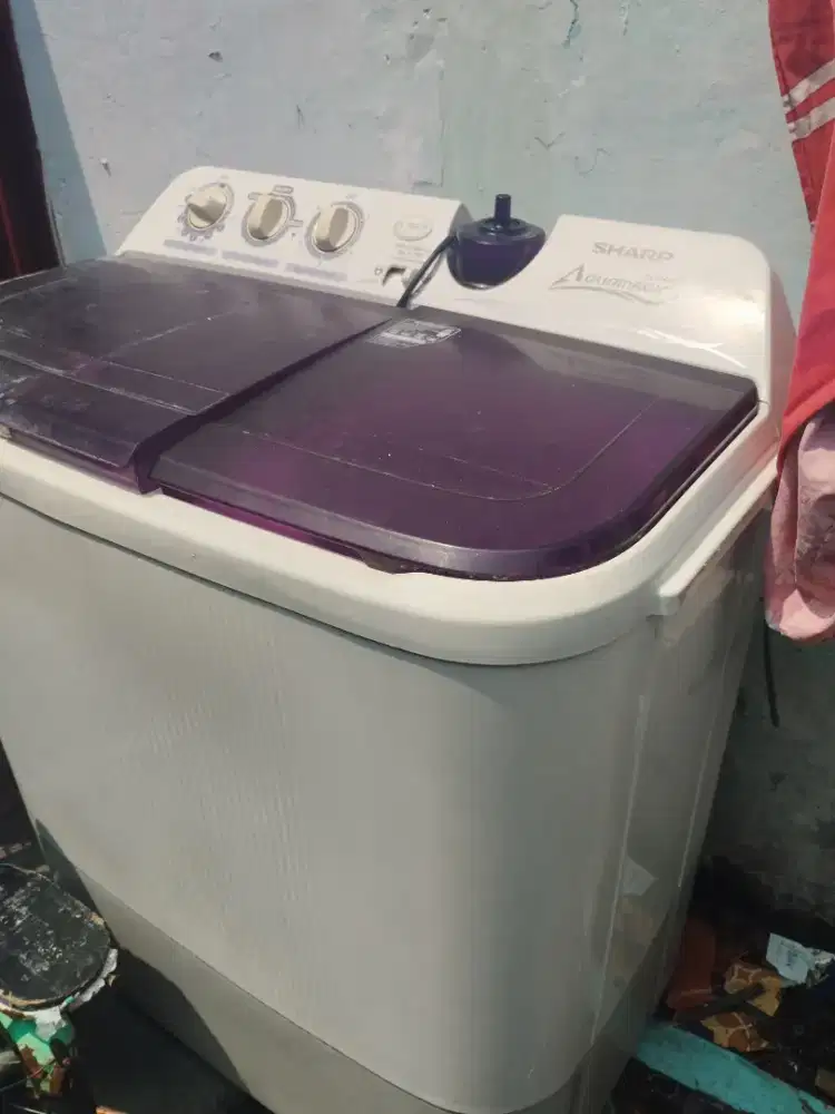 Mesin Cuci 2 tabung Sharp 9Kg
