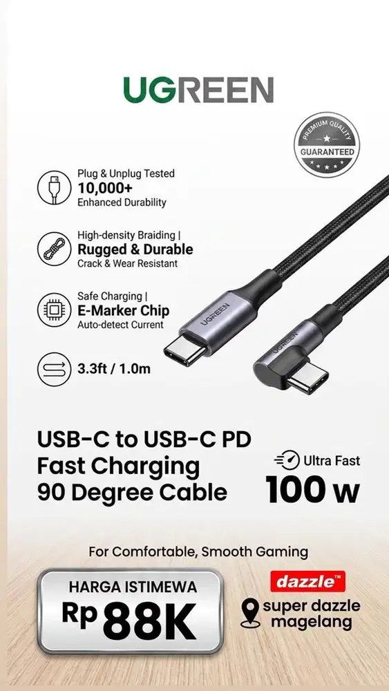 Kd ugreen c ti c letter L 100 watt /70643