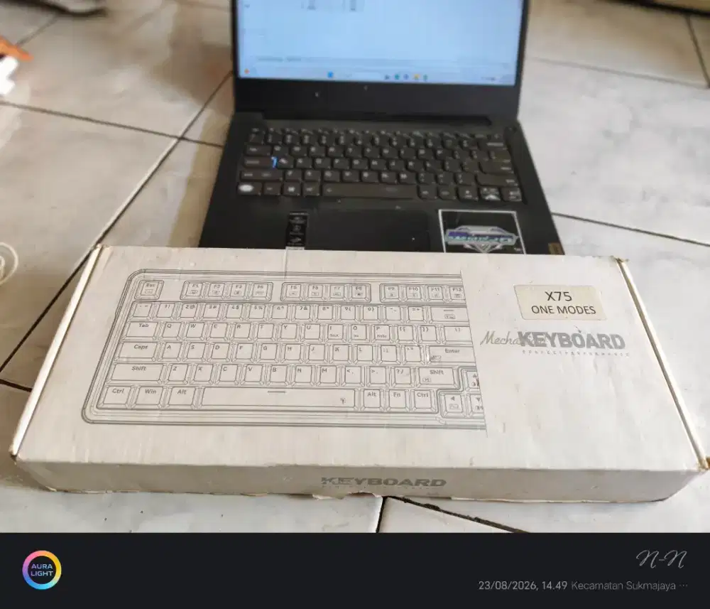 10. Keyboard Gaming Zyfriend X75 Non Wireless