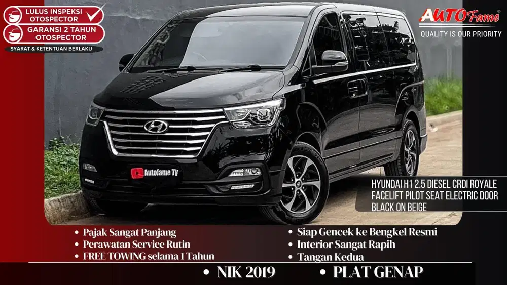 Hyundai H1 2.5 Diesel CRDi Royale FACELIFT Pilot Seat Electric 2019