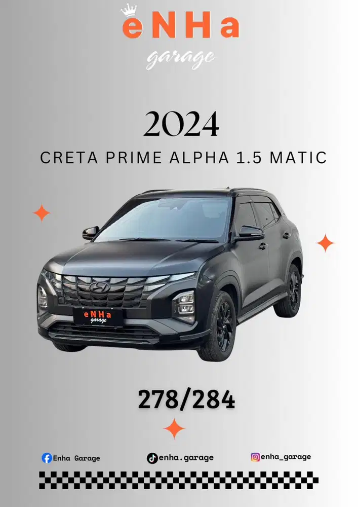 Hyundai Creta Prime Alpha 1.5 matic 2024 istimewa..
