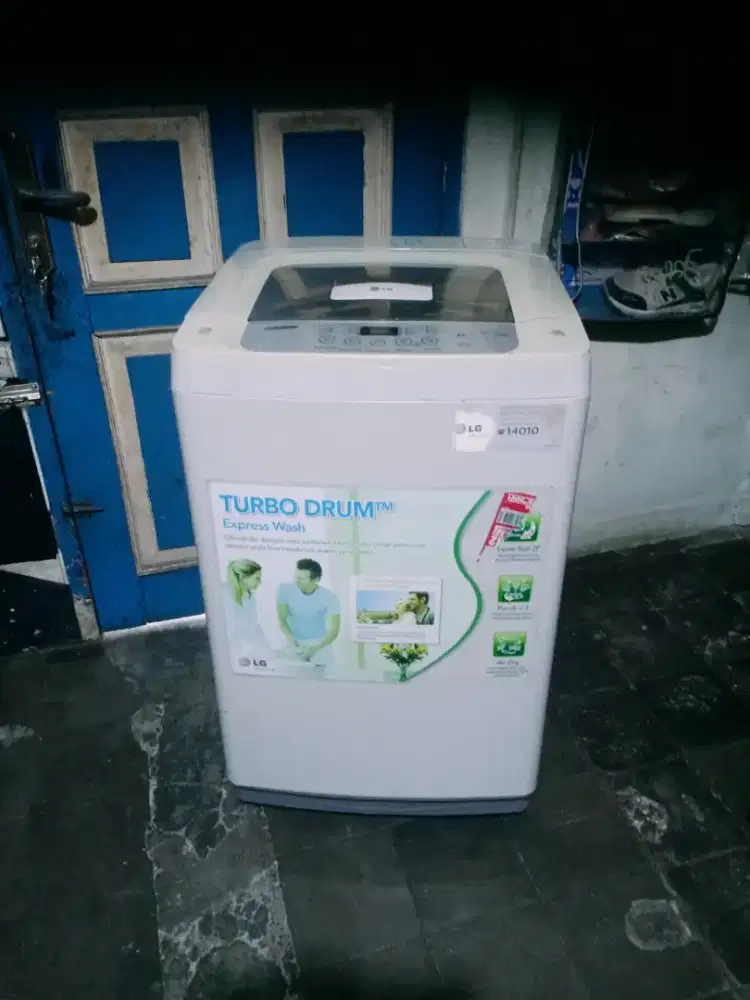 Jual mesin cuci LG 1 tbung 8 kg otomatis mesin ori normal bisa diantar