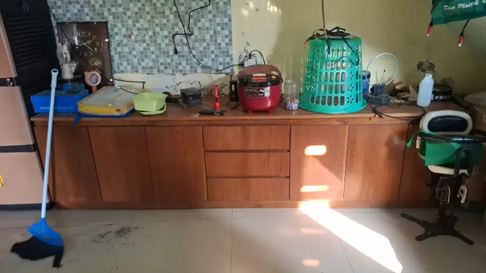 Meja tv kayu jati