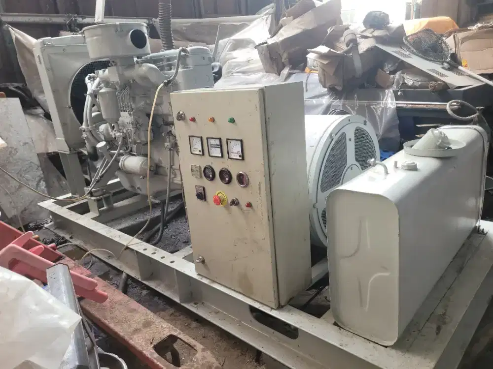 Genset open mitsubishi Denyo 80 kva