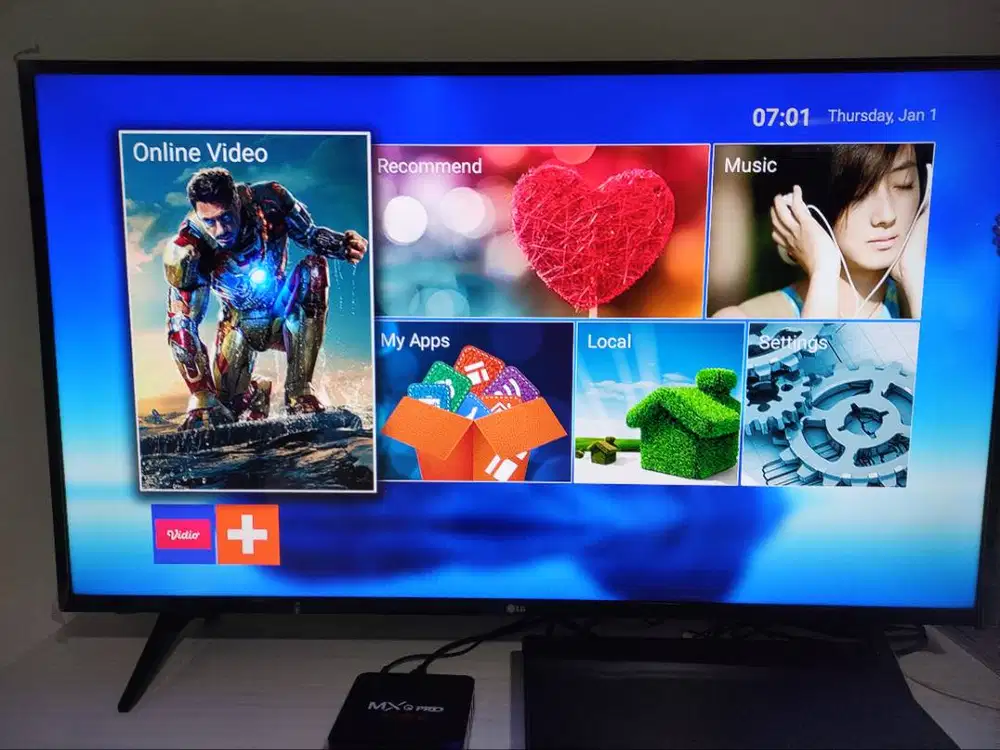 TV LG 43Inch (43LK5000PTA)+ TV box Android