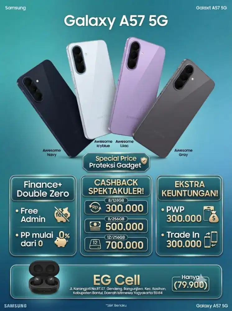 Samsung A57 8/256gb