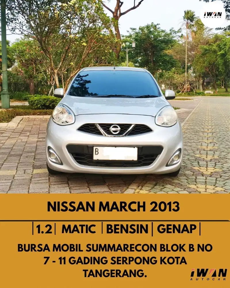 2013 NISSAN MARCH 1.2 L AT