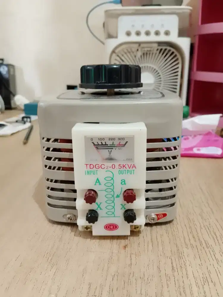 AC Voltage Regulator_Slide Regulator OKI 500 Watt 0.5KVA Adjustable