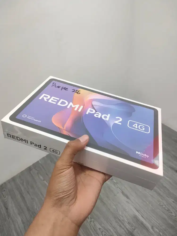 Redmi Pad 2 4G 4+4/256 Purple New Segel Garansi Resmi