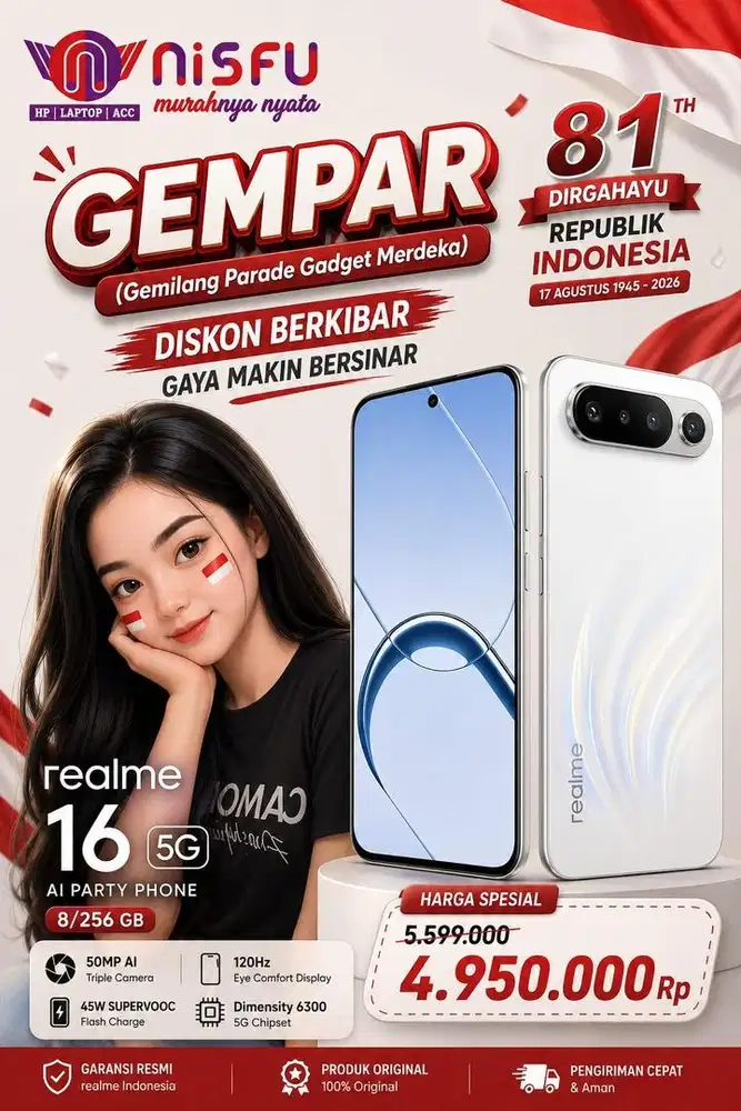 REALME 16 series bisa kredit