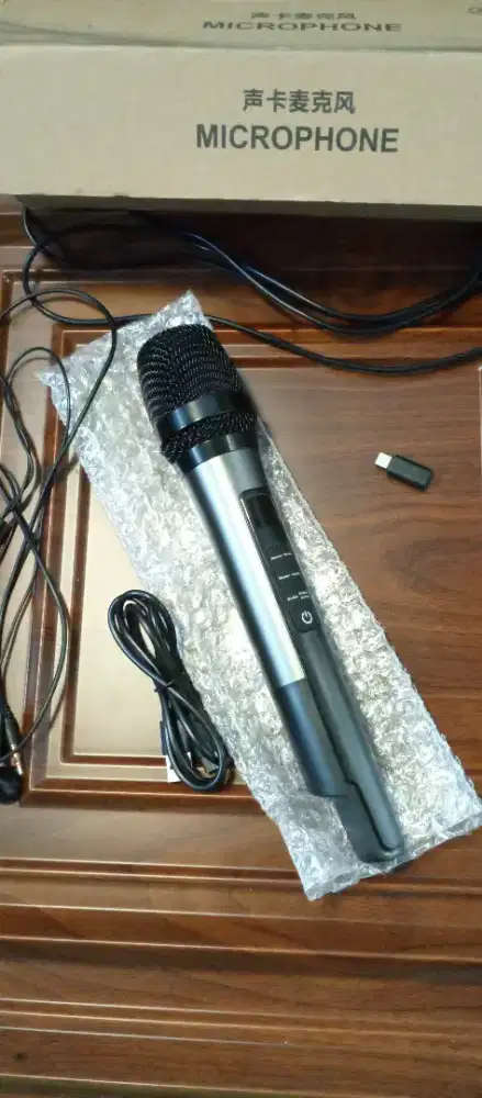 Mic karaoke soundcard bisa ke Handphone Shade MC20