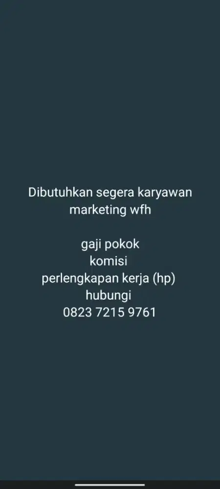 Lowongan pekerjaan