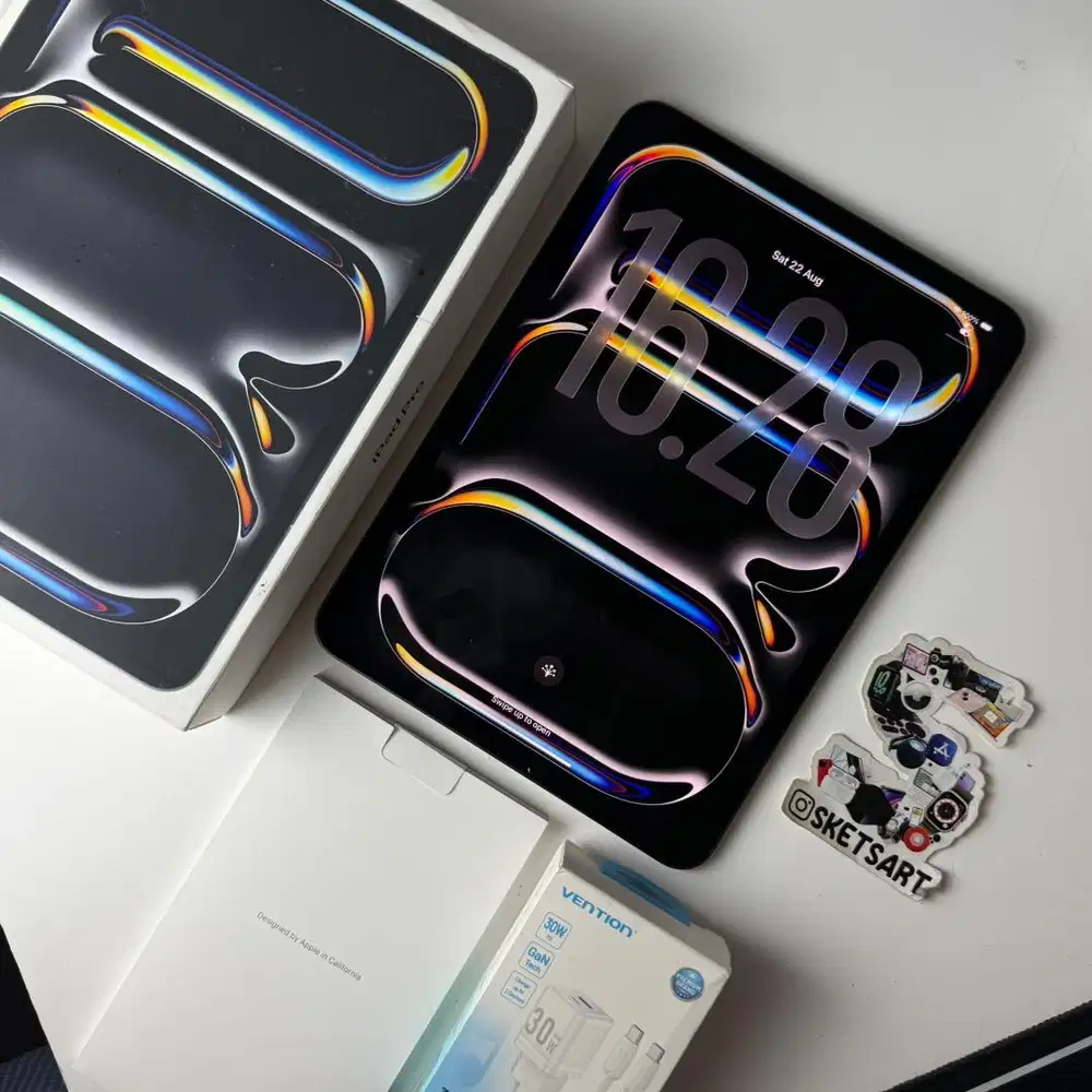 iPad Pro M4 256gb Black Garansi Baru Off Agustus