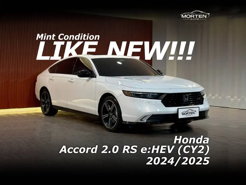 [LIKE NEW!!!] Honda Accord 2.0 RS e:HEV (CY2) 2024/2025