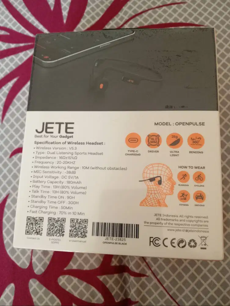 JETE,open pulse, wireless version
