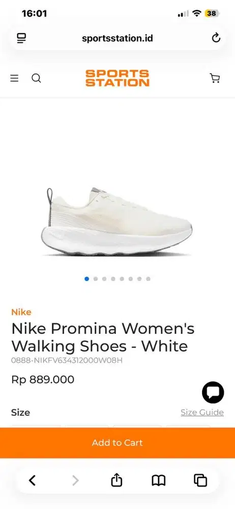 BNIB Nike Promina Walking Shoes sepatu lari jalan murah bagus baru new