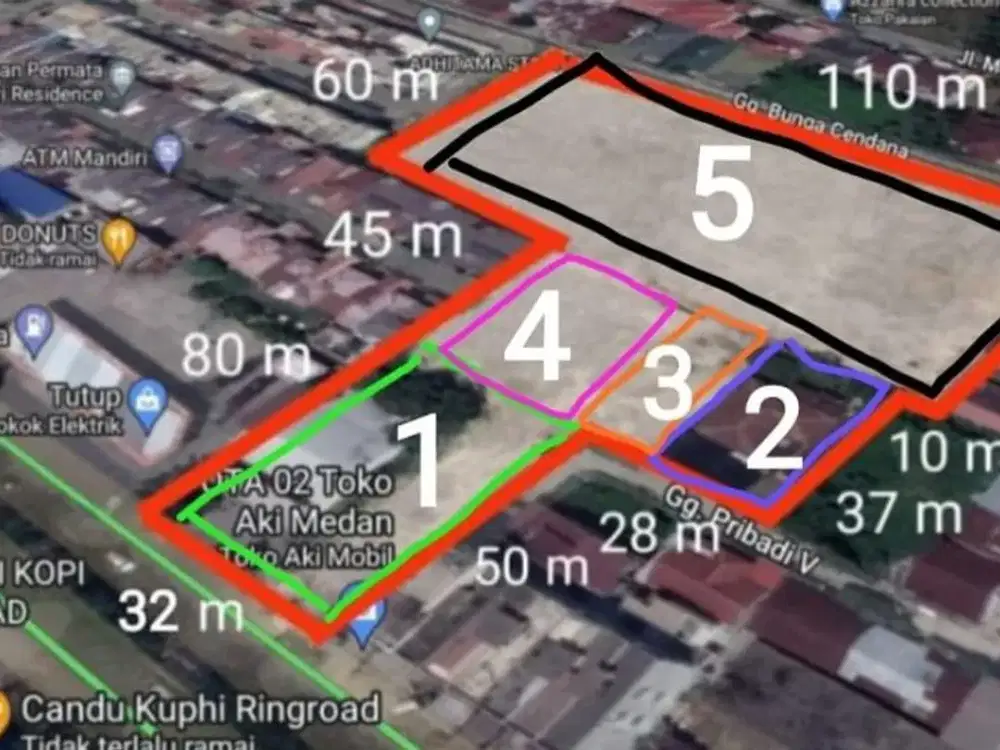 TANAH RINGROAD DEKAT DUNKIN DONUTS