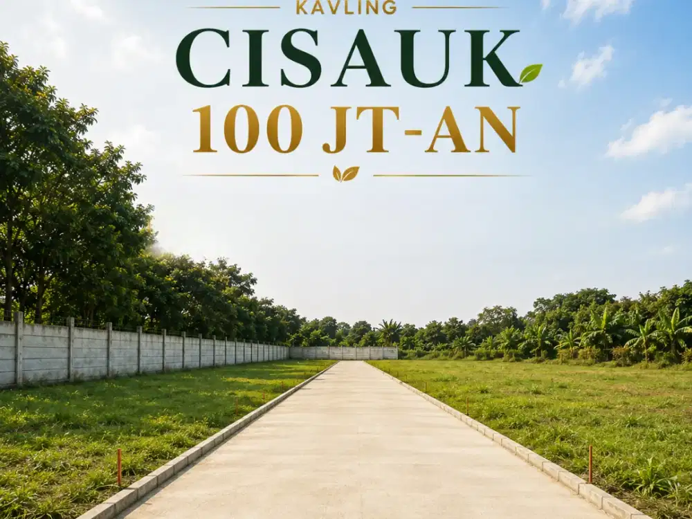 Dijual Kavling Murah Cisauk Dekat Dengan Stasiun Jatake, 100Jt-an