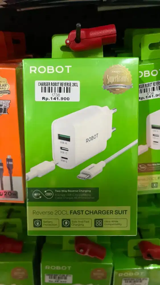 CHARGER ROBOT REVERSE 20CL ATLANTIS DAHSYAT