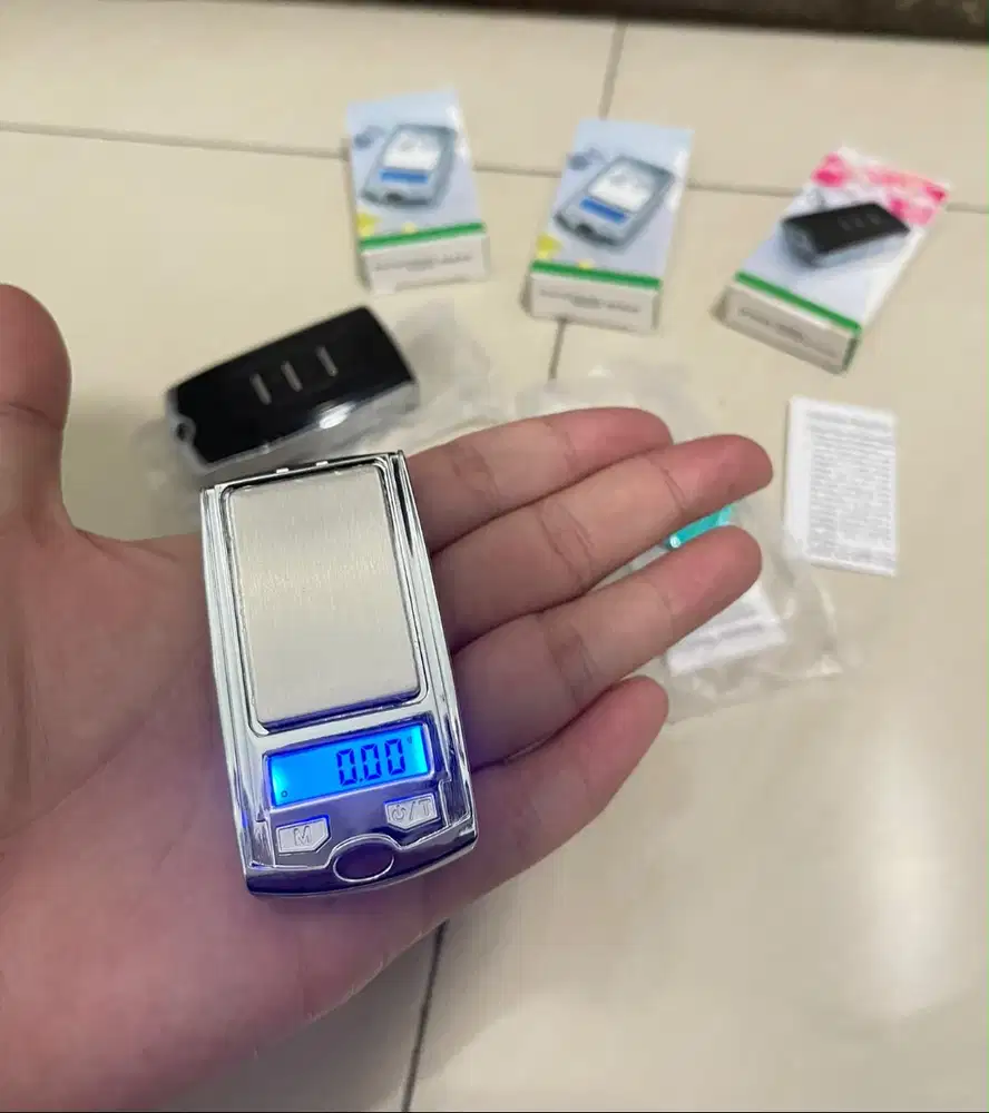 Timbangan Super Mini Digital 0.01gr / 200gr Emas Akurasi 0,01g Bubuk
