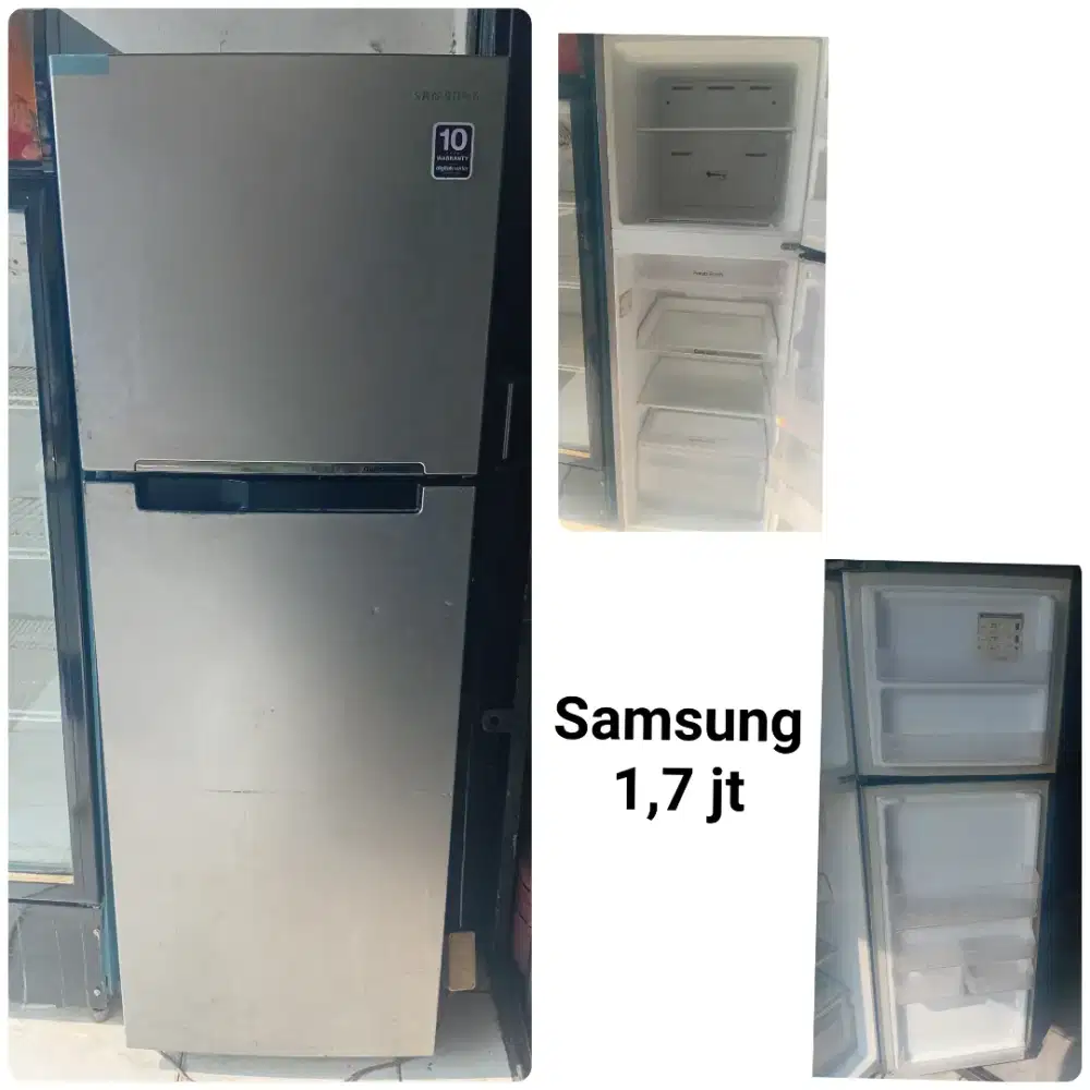 Kulkas SAMSUNG bekas bergaransi