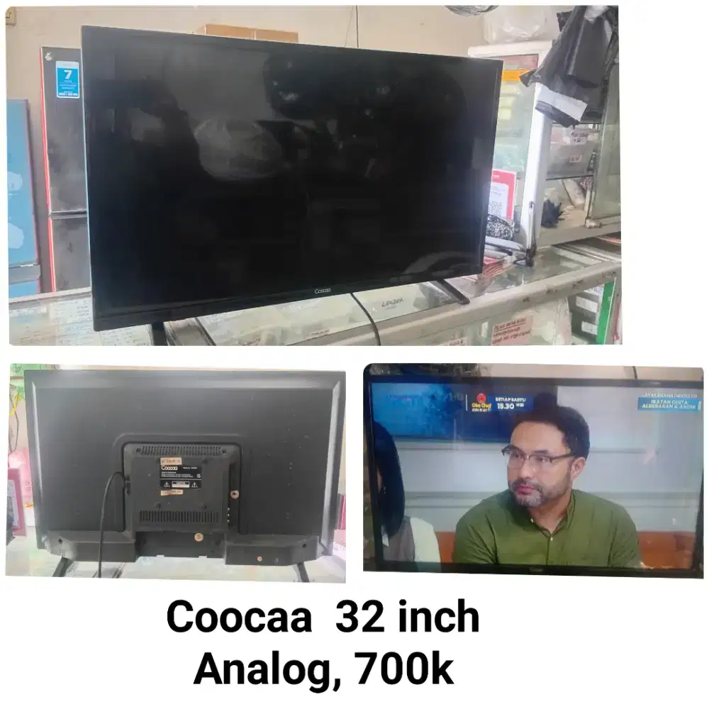 Tv led coocaa 32 inch analog bekas