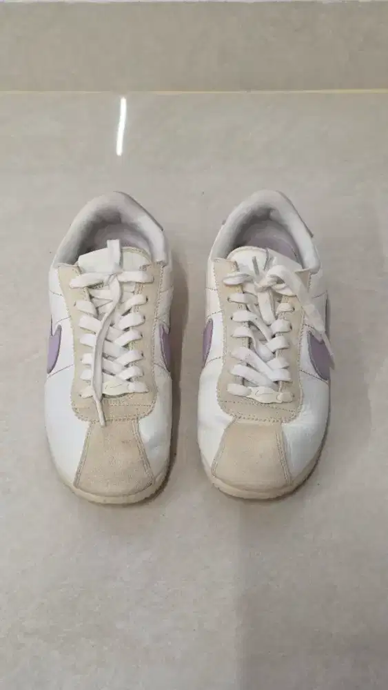Sepatu Nike Cortez Lilac Lavender Suede Size 38.5 / 24.5 cm