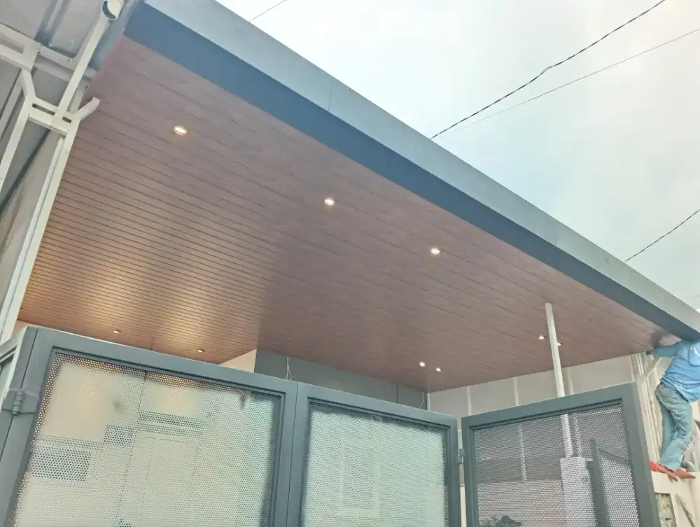 Plafon gypsum dan pvc