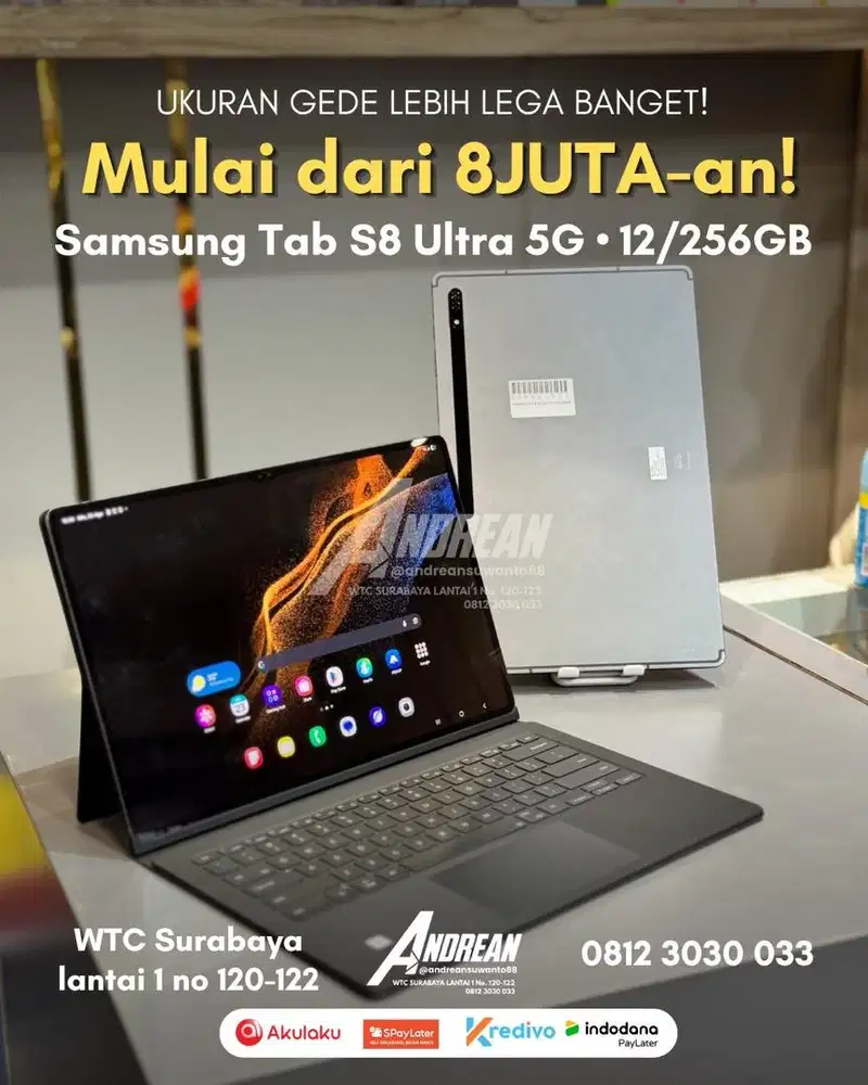 SECOND SAMSUNG TAB S8 ULTRA 5G 12/256GB