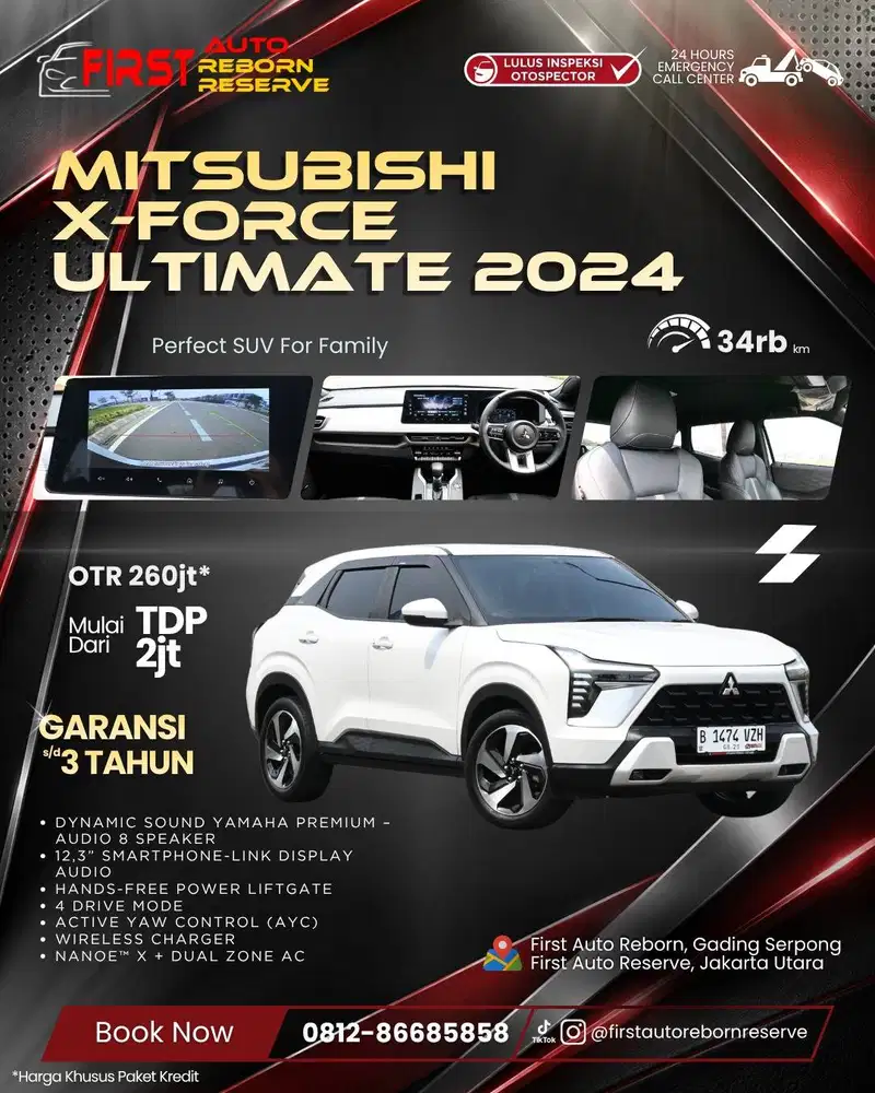 (TDP2jtan) Mitsubishi XFORCE Ultimate 2024