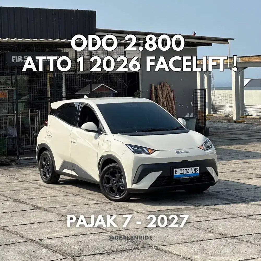 ODO 2.800 LIKE NEWW !! PAJAK 7/2027 BYD ATTO 1 PREMIUM FACELIFT 2026
