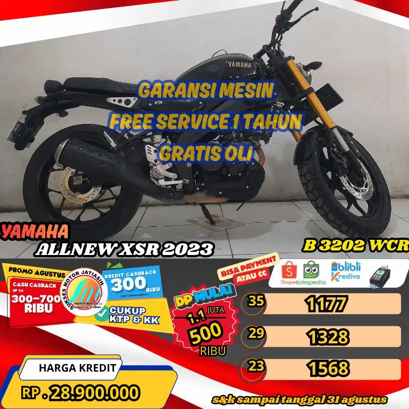 ALLNEW XSR 2023 CAKEP BISA PAYMENT SPYLATER KREDIVO & CC (SUKSESMOTOR)