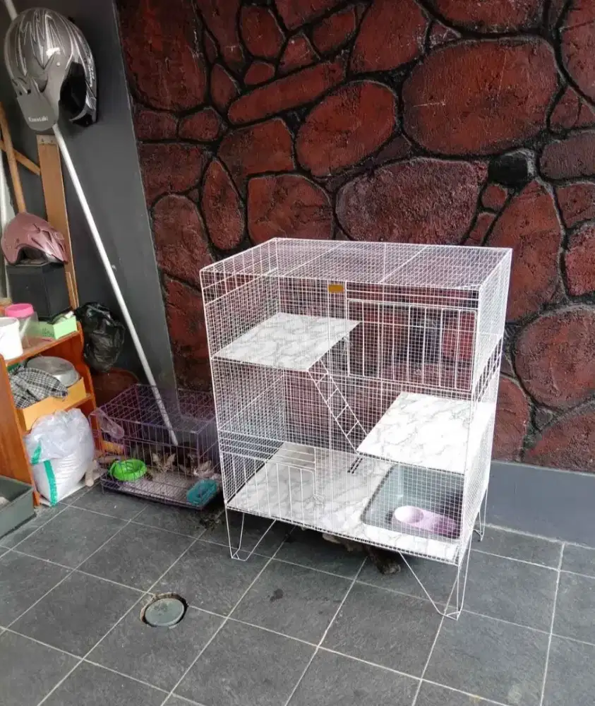 Kandang Kucing 3 Lantai RD CEKLI