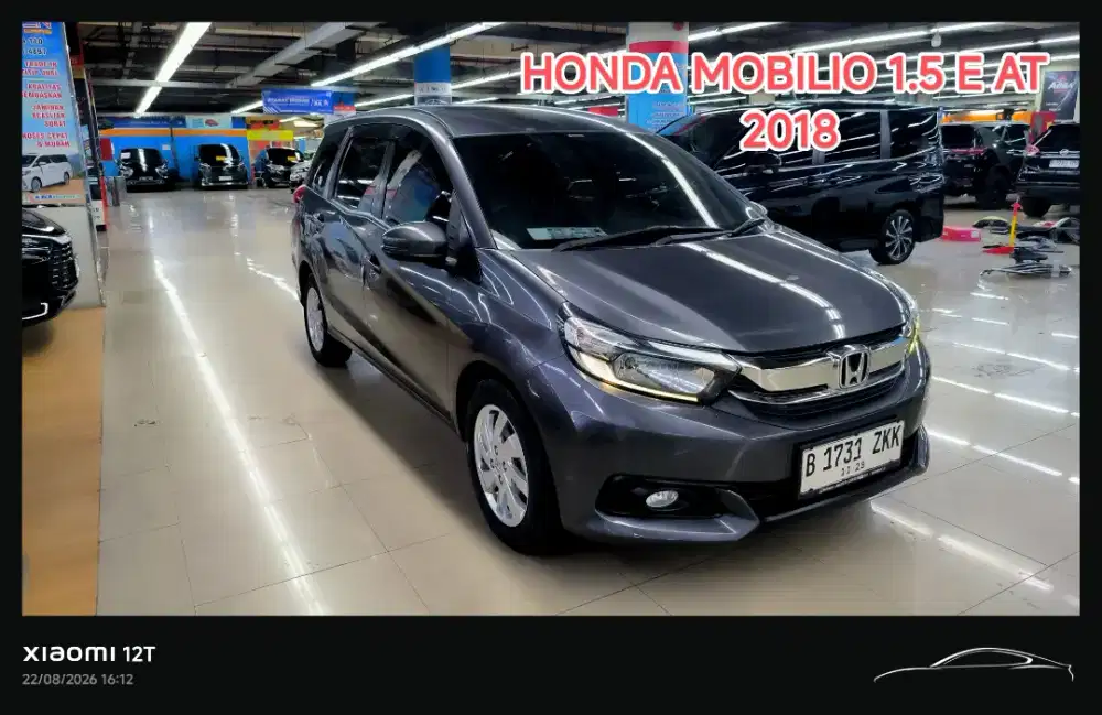 HONDA MOBILIO 1.5 E AT 2018 KONDISI ISTIMEWA