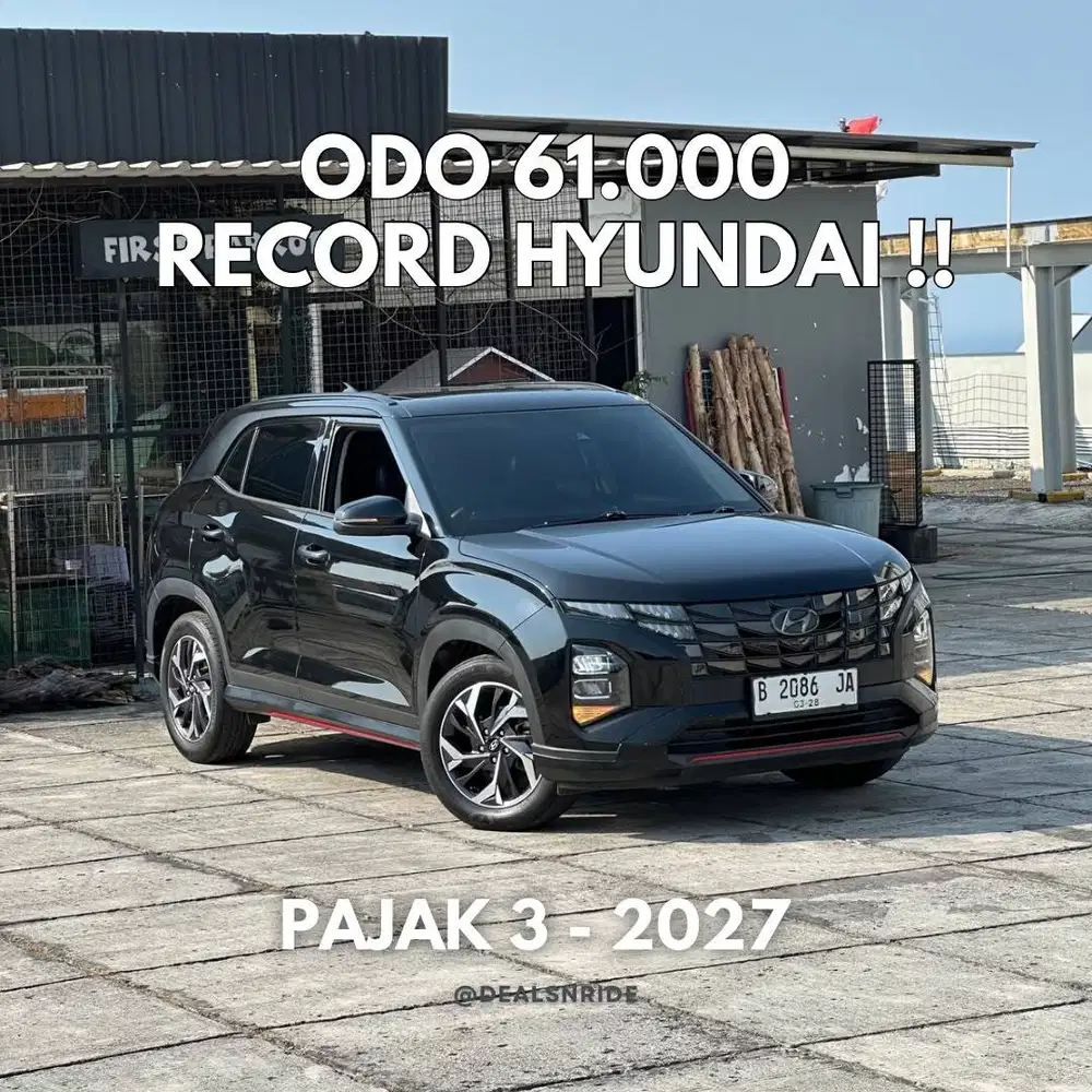 ODO 61.000 ANTIKK !! PAJAK 3/2027 HYUNDAI CRETA PRIME IVT 2022 MURAH