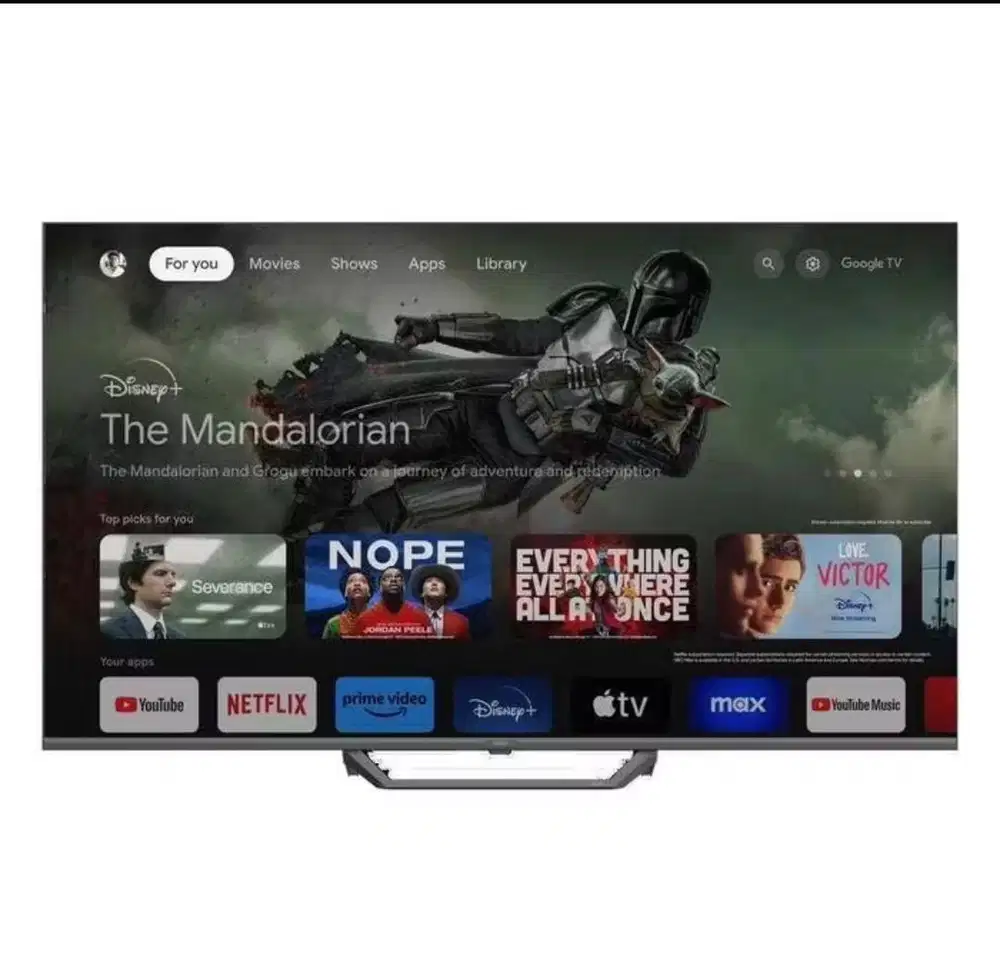 JUAL AQUA QLED 4K UHD 55 invh