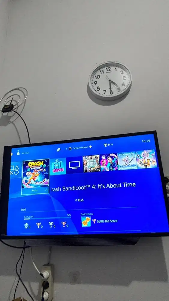 PS4 Fat 500GB Fullset Dus + 2 Stik Ori + 3 Kaset Game Ori (Siap Main)