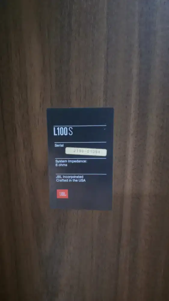 Jbl L100S New Gapernah Pakai