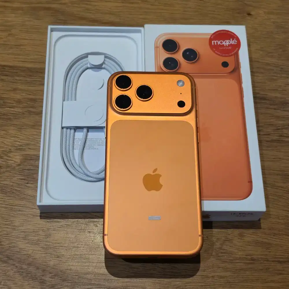 Iphone 17 Promax 256GB Orange Garansi Resmi Digimap/IBox Juni 2027