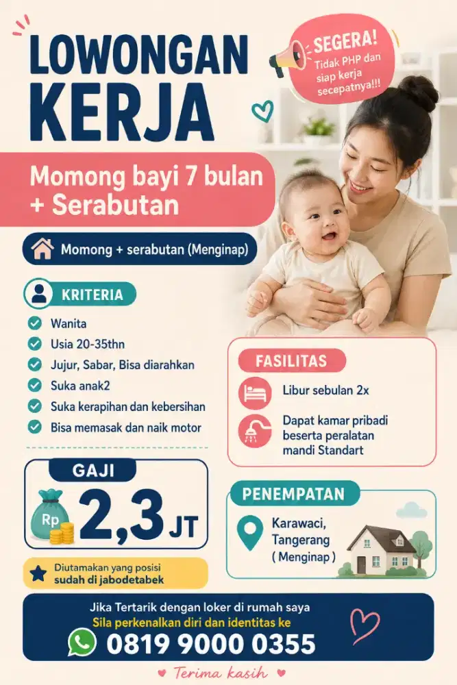 ART + Momong Menginap Karawaci
