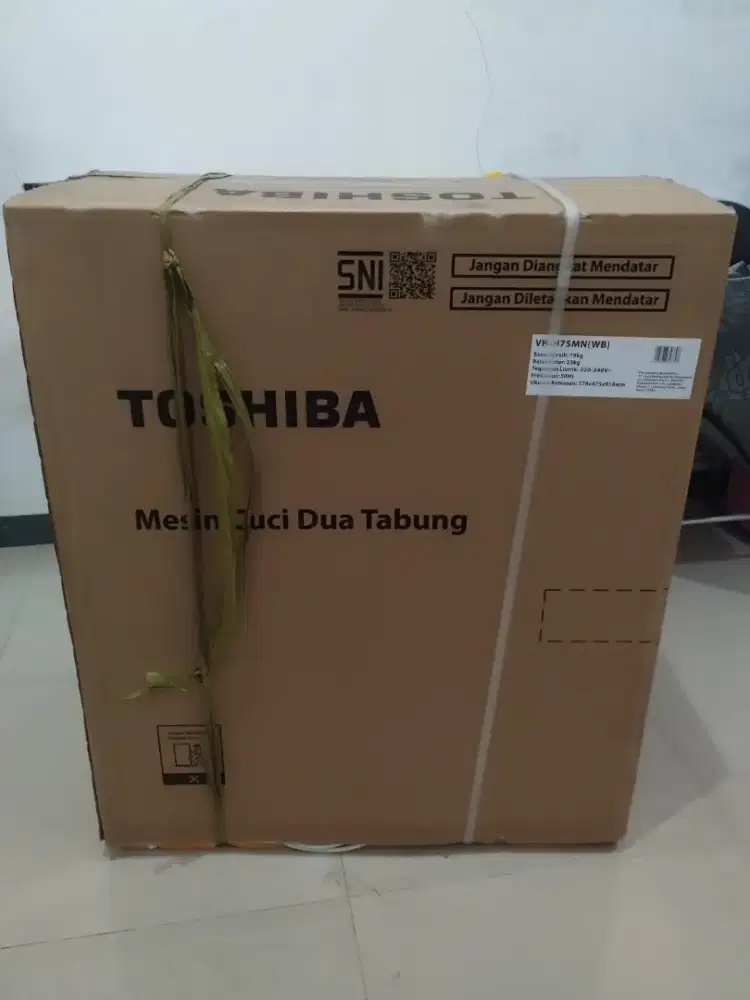 Mesin cuci toshiba 2 tabung baru