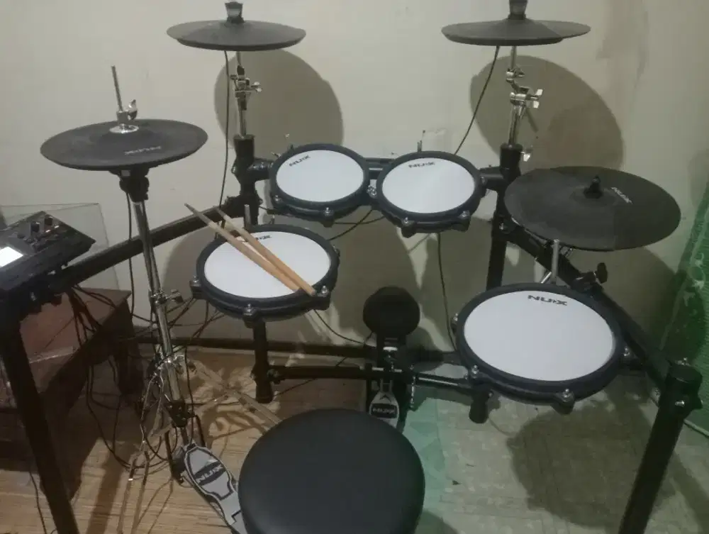 Jual Drum Elektrik NUX DM-310 Second Mulus - Bonus Kursi & Ear Monitor