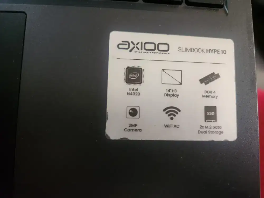 Axioo bekas hype 10