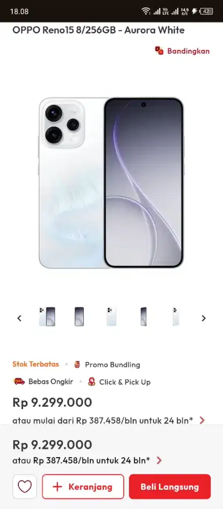 Oppo Reno 15 8/256GB