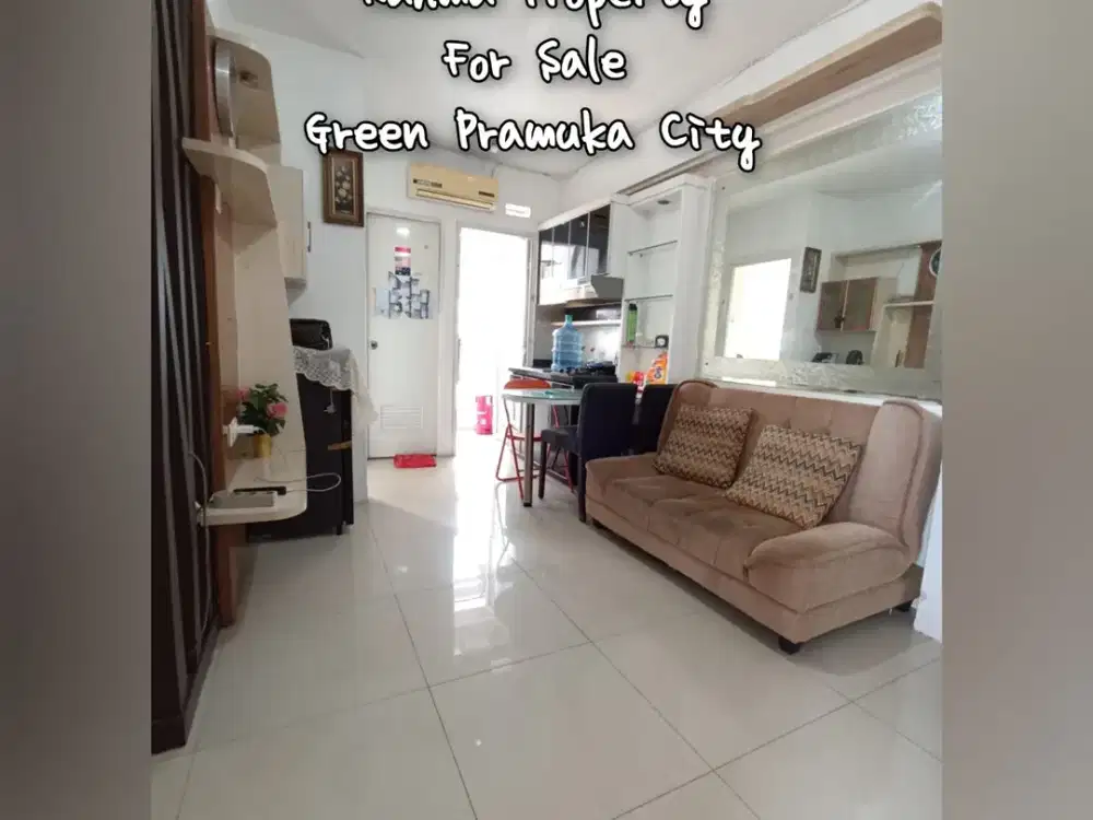 Hanya 380 Jt 2Br Furnish Premuim Floor lt.2 Jarang ada Green Pramuka City