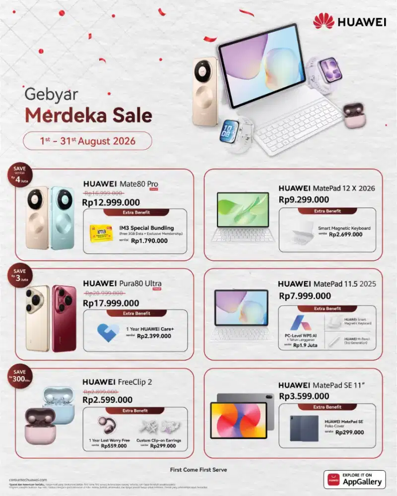 PROMO NEW HUAWEI SERIES