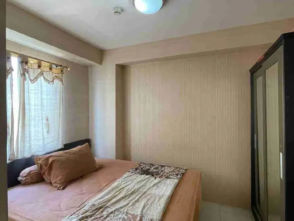 sewa apart green palace per 3bln 2br full furnished view kolam renang