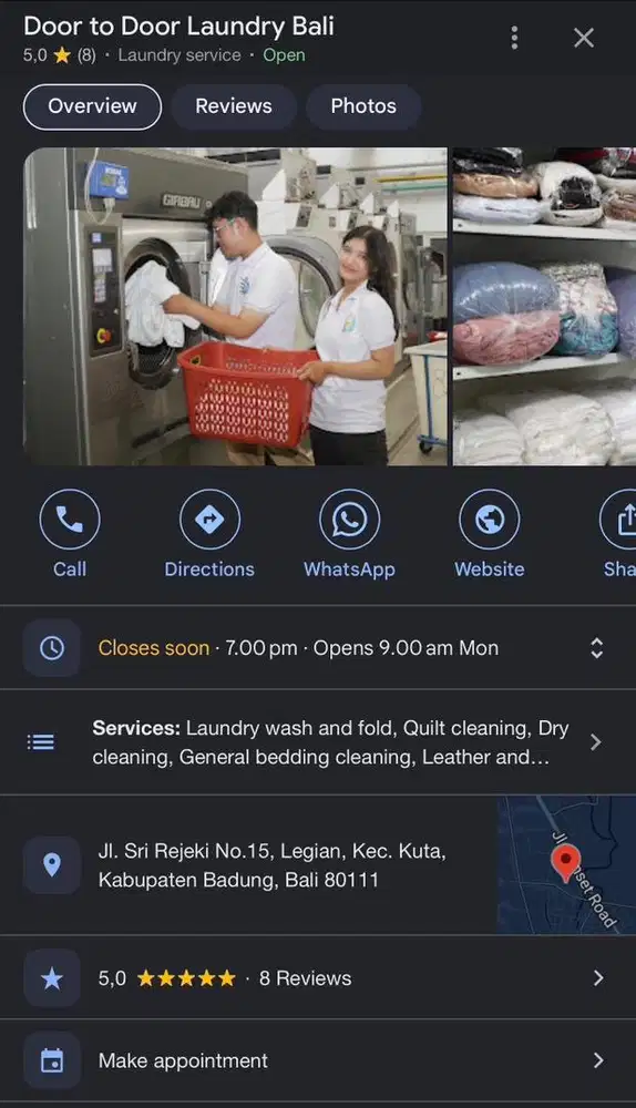 Dibutuhkan kurir antar jemput laundry (daerah Dewi Sri)